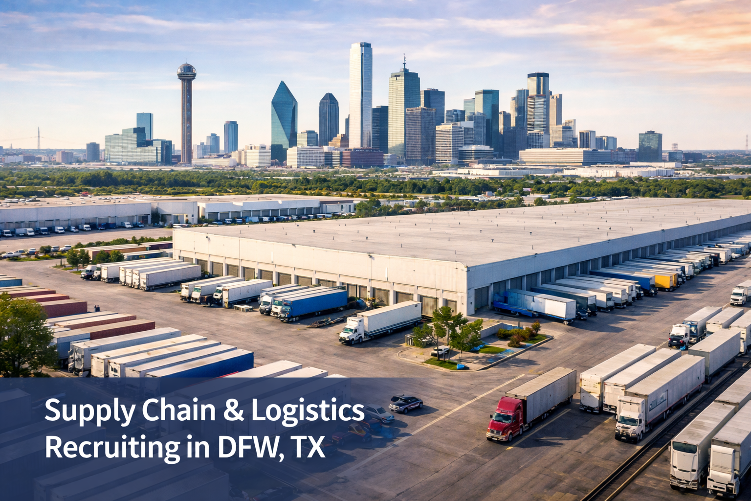 Supply chain and logistics recruiting in DFW TX supporting enterprise distribution and transportation operations