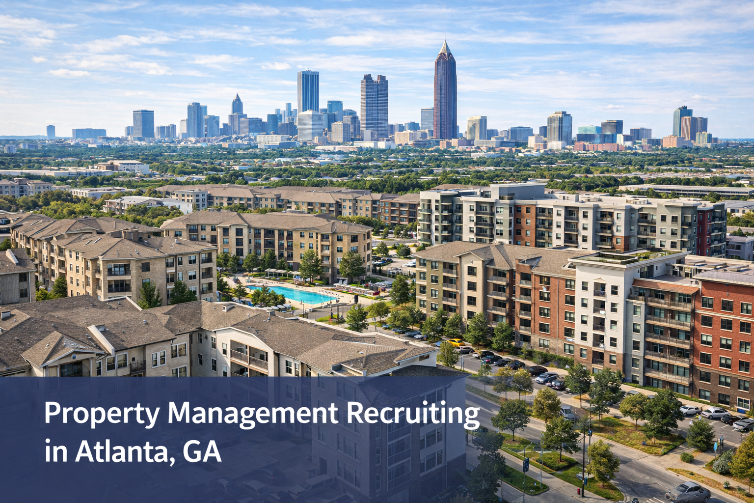 Property management recruiting in Atlanta GA supporting large, multi-site portfolios and workforce-intensive operations