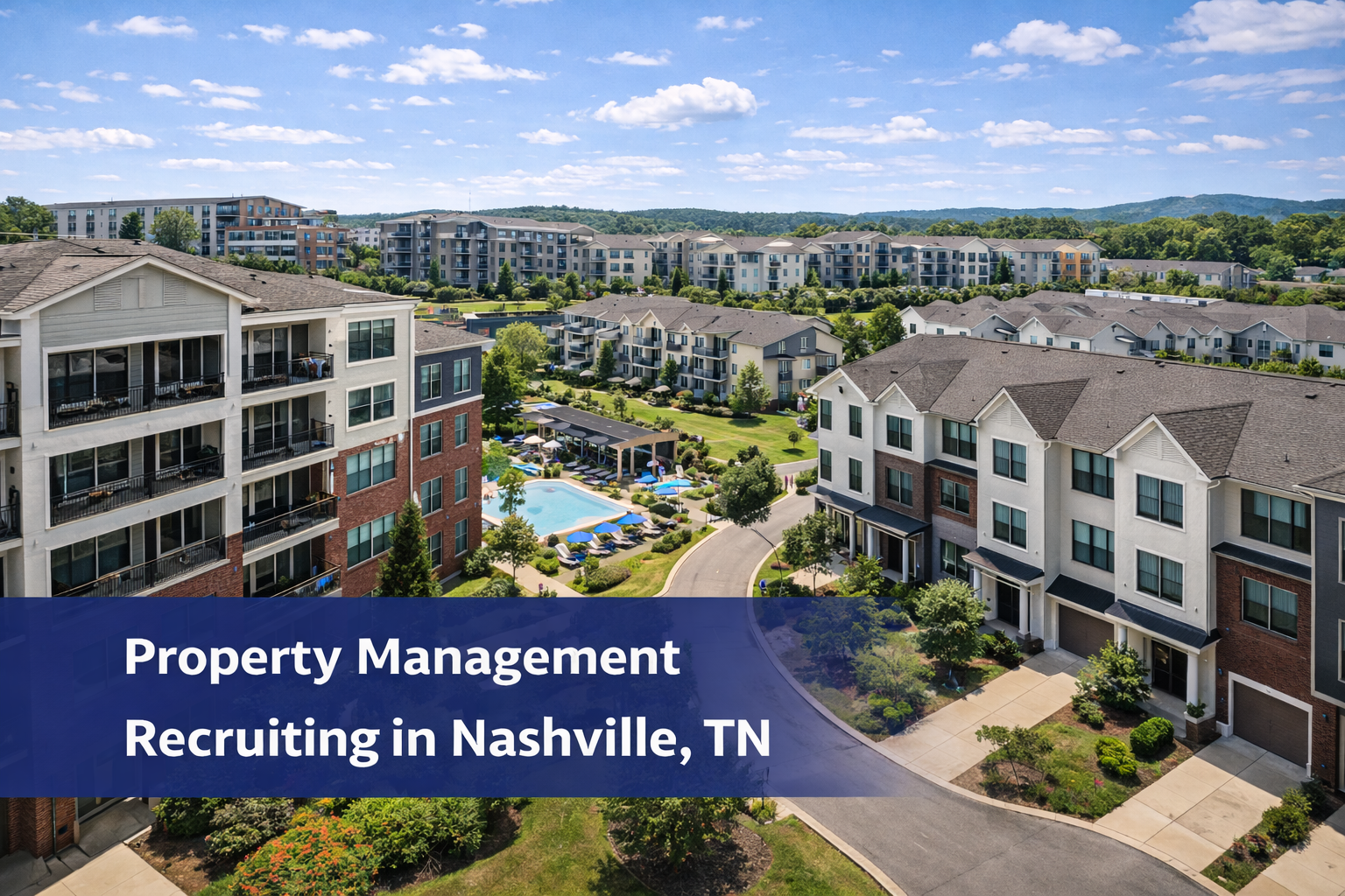 Property Management Recruiting in Nashville TN featuring modern multifamily and build-to-rent communities