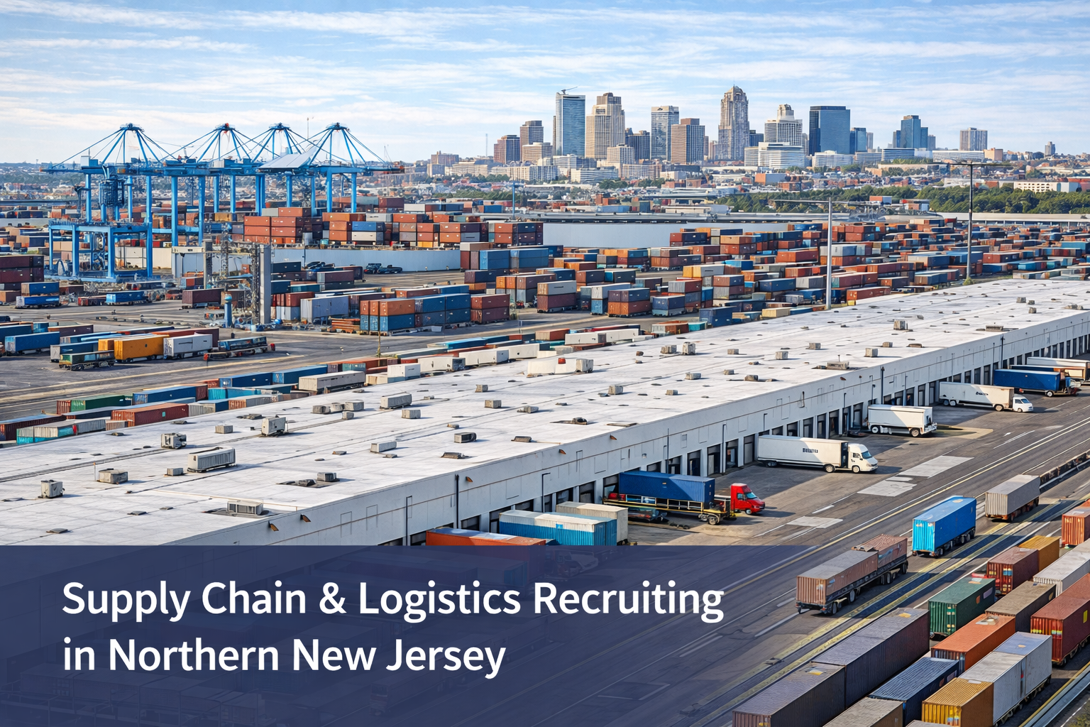 Supply chain and logistics recruiting in Northern New Jersey supporting port-driven, high-volume, and congestion-sensitive operations