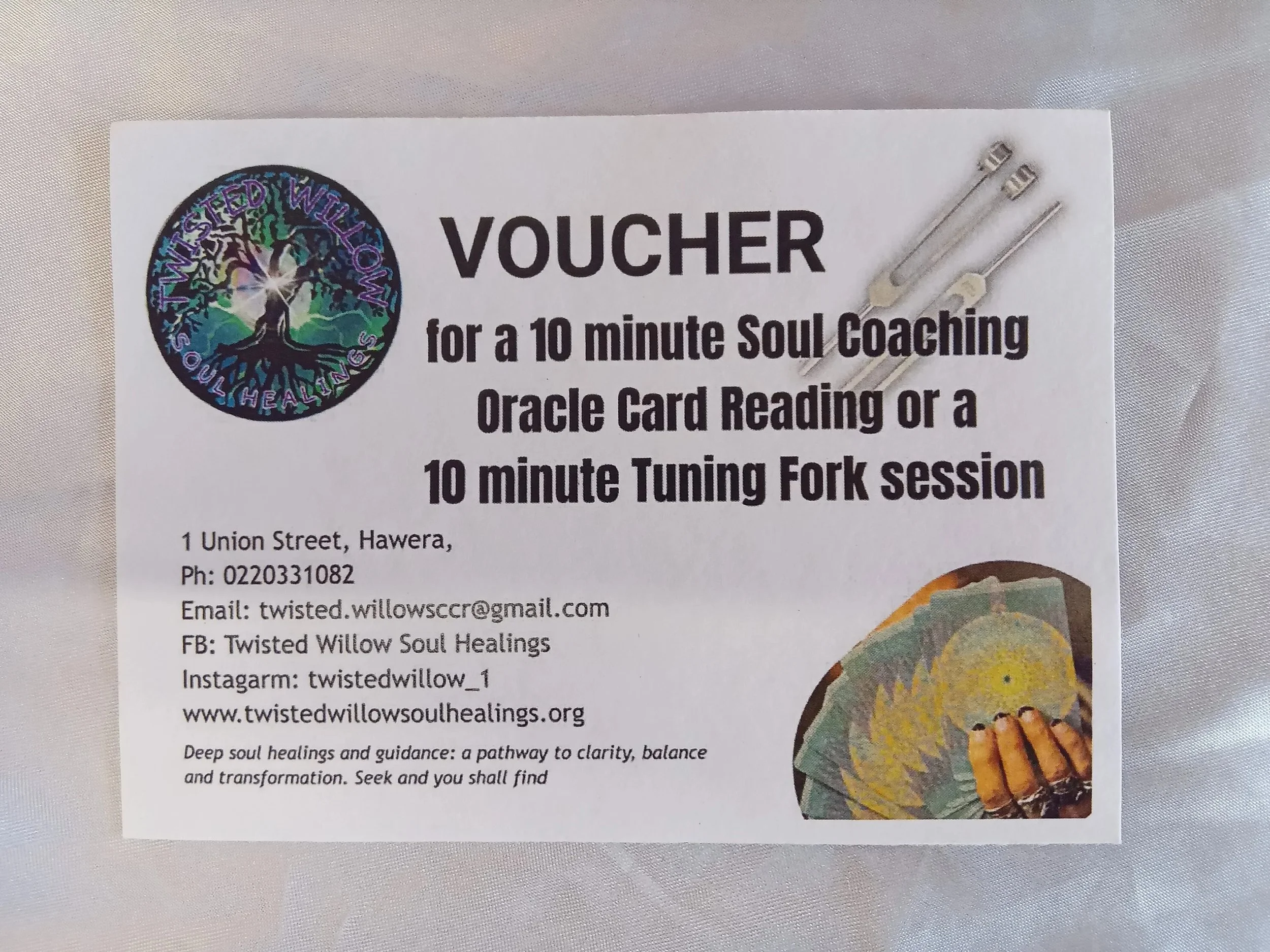 10 Minute voucher
