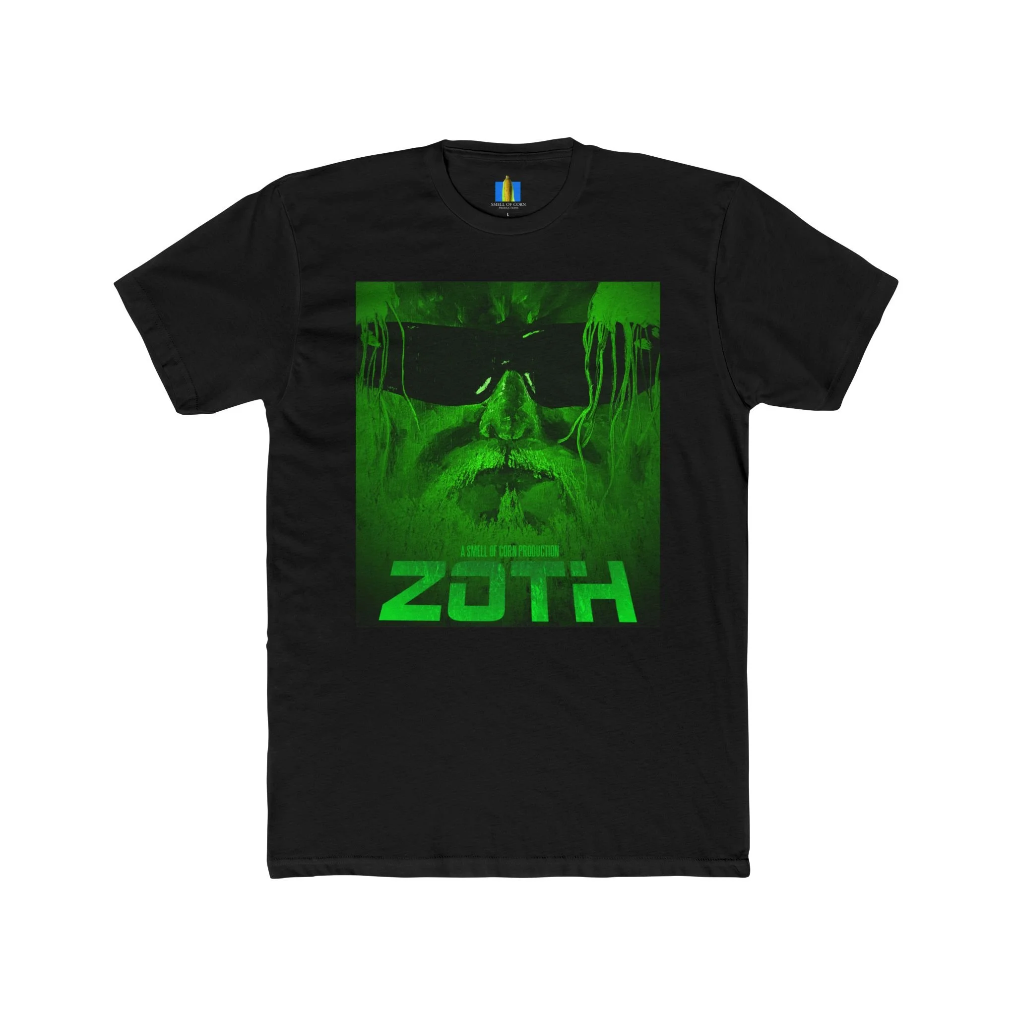 Graphic Tee — Neon Green 'ZOTH' Portrait T-Shirt