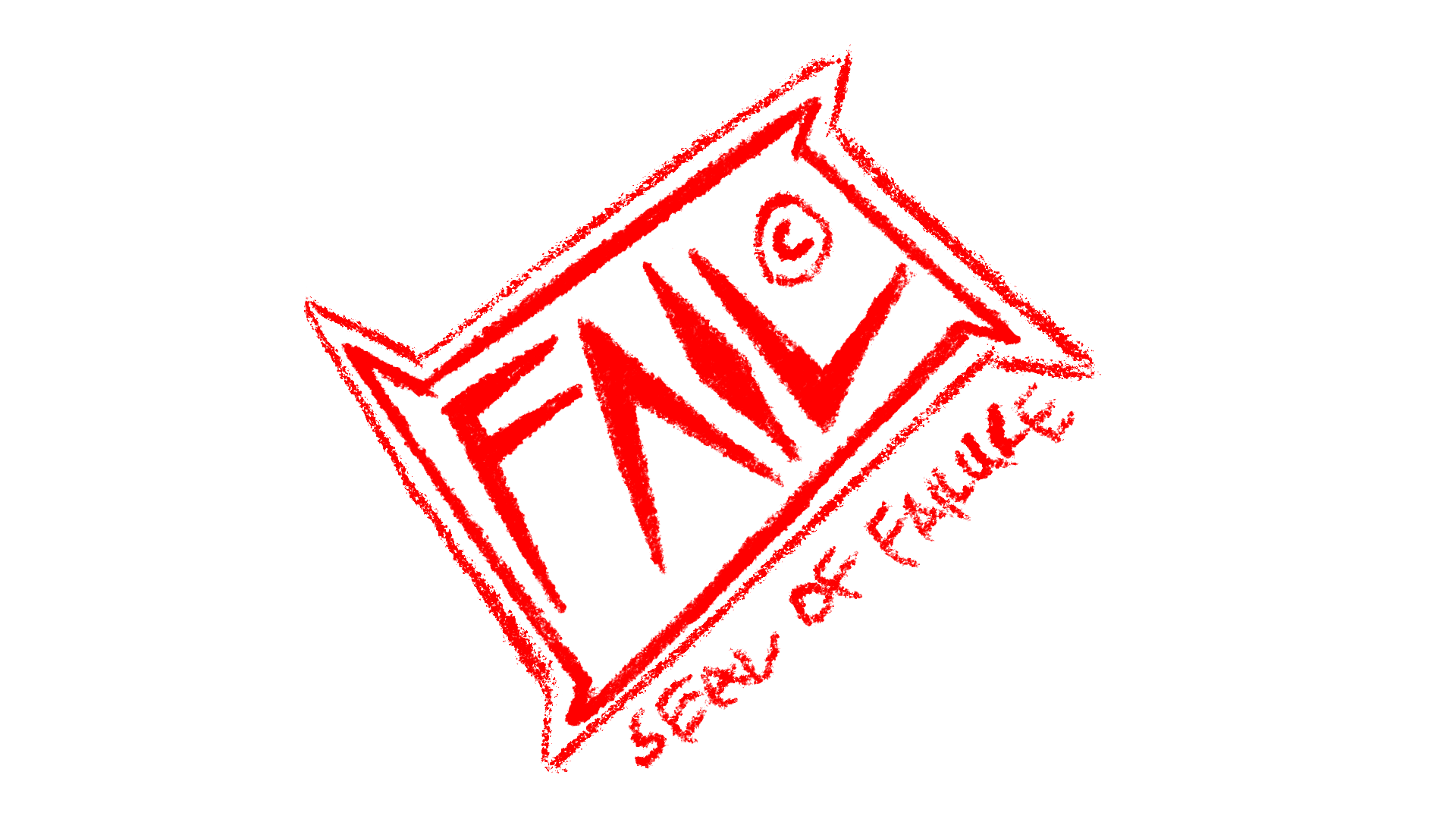 Red logo of urtworks with the words "FAIL" and "seal of failure" as a stylized emblem.
