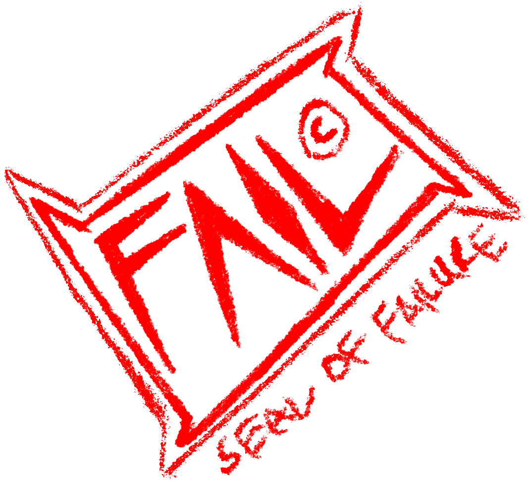Red and black graphic design logo with the words "FAIL" and the phrase "Seal of Failure" beneath.