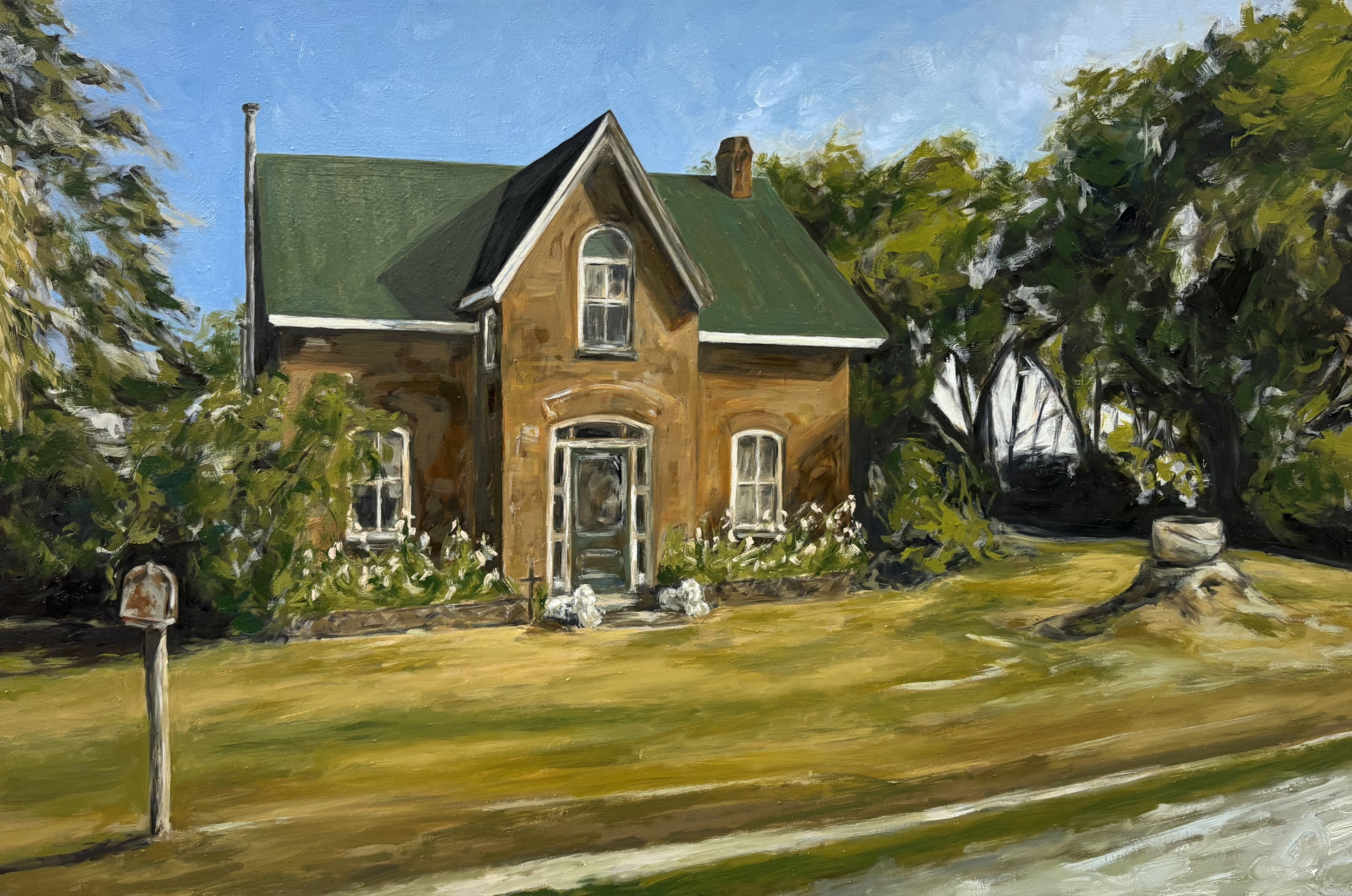 House in Prince Edward County, 2025, Oil on canvas 