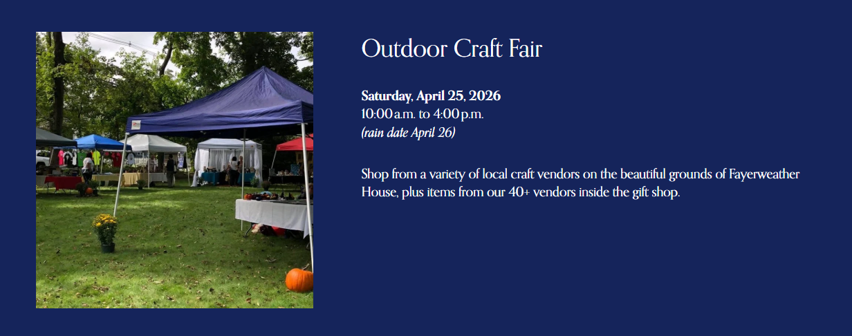 Fayerweather Craft Fair