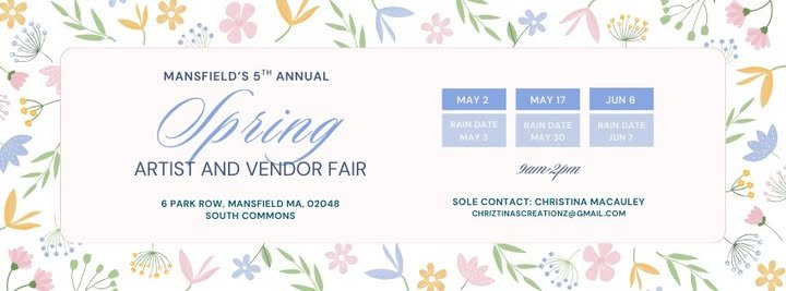 Mansfield Spring Artist and Vendor Fair