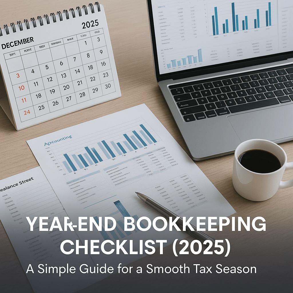 Year-End Bookkeeping Checklist (2025): A Simple Guide for a Smooth Tax Season