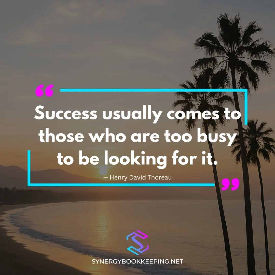 Put your head down and do the work&mdash;success will follow. Stay focused and consistent this week.⁠
⁠
#DoTheWork #StayFocused #MondayMotivation #SynergyBookkeeping