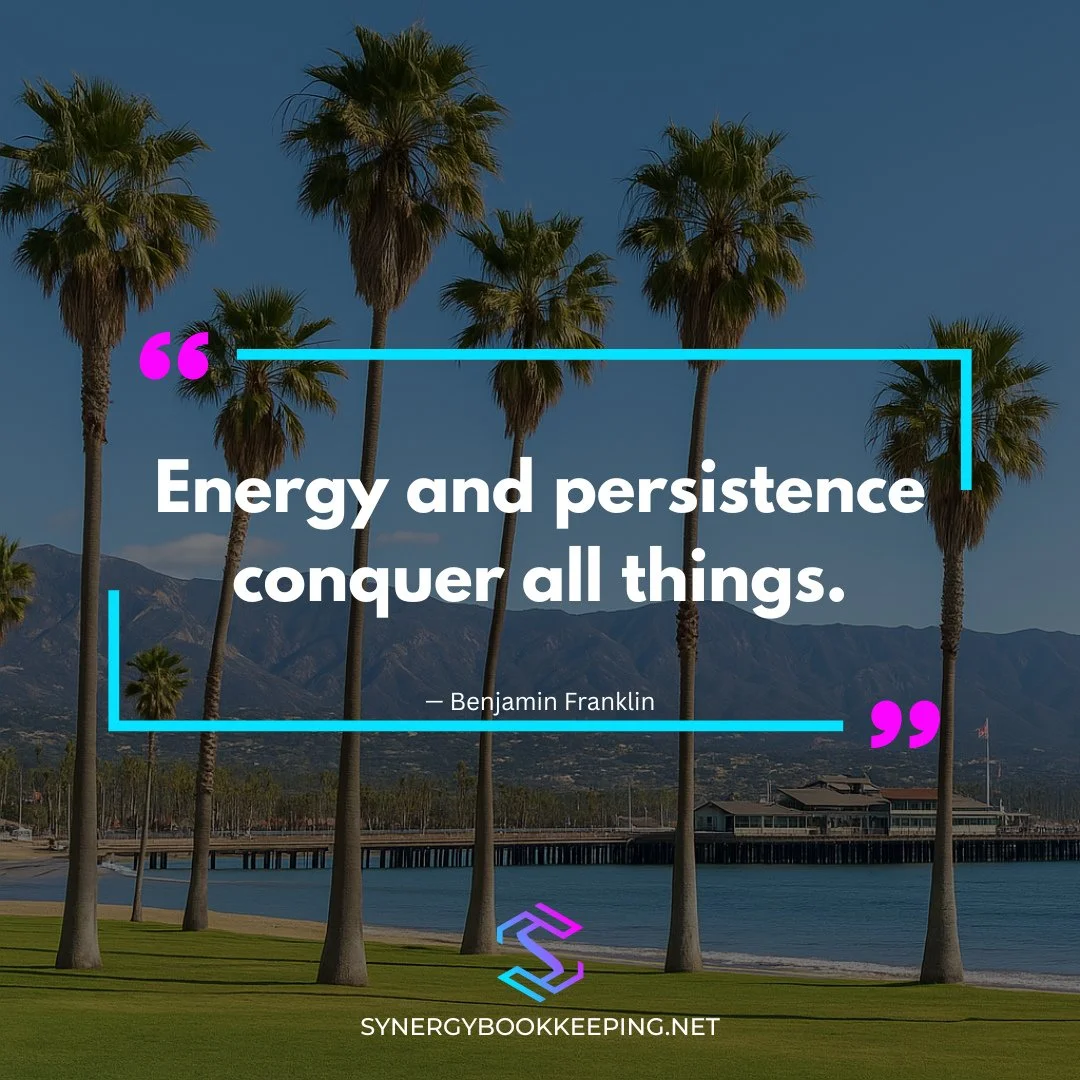 Mondays need energy—and persistence. You’ve got both. Let’s go.
#PersistenceWins #MotivationFuel #MondayVibes #SynergyBookkeeping