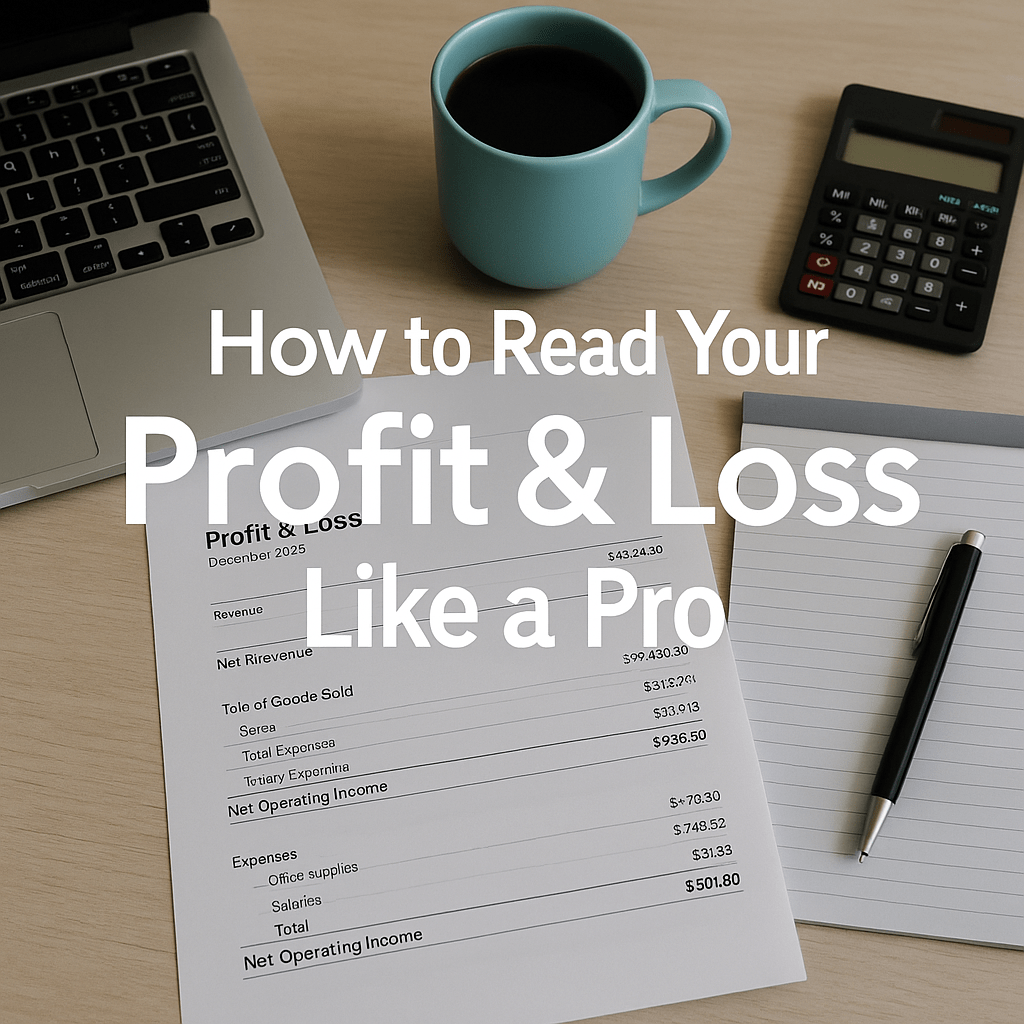 How to Read Your Profit &amp; Loss Like a Pro (Even If You’re Not an Accountant)