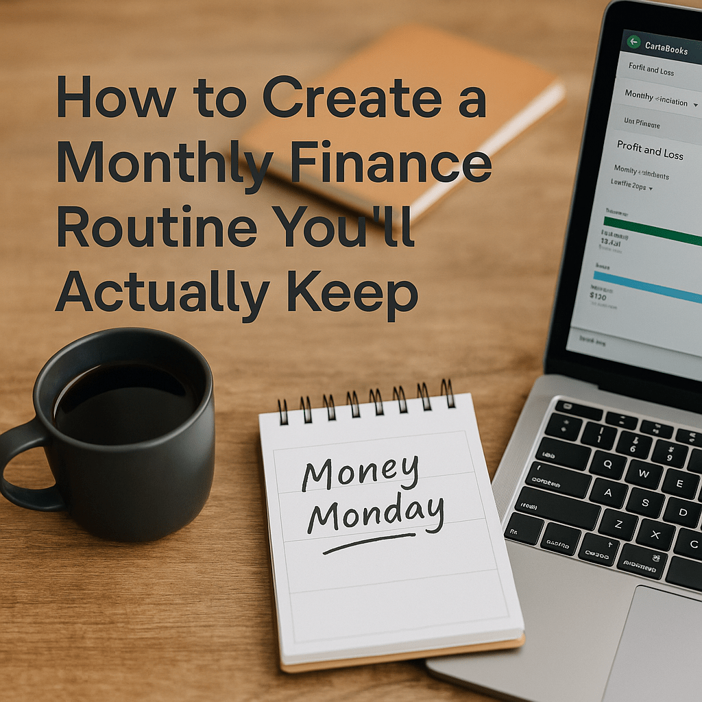 How to Create a Monthly Finance Routine You’ll Actually Keep