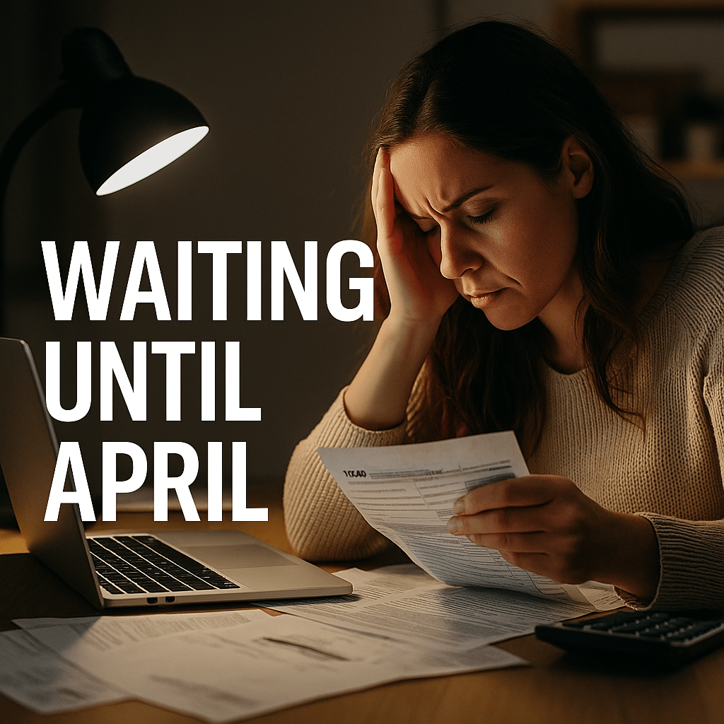 Behind the Books: What Happens When You Wait Until April