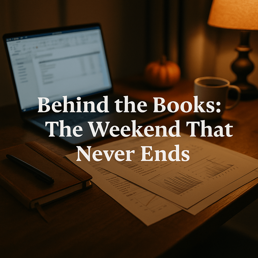 Behind the Books: The Weekend That Never Ends