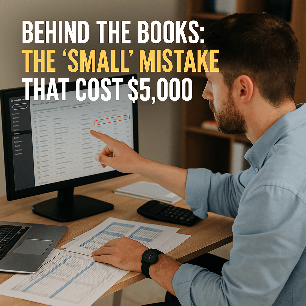 Behind the Books: The “Small” Mistake That Cost $5,000
