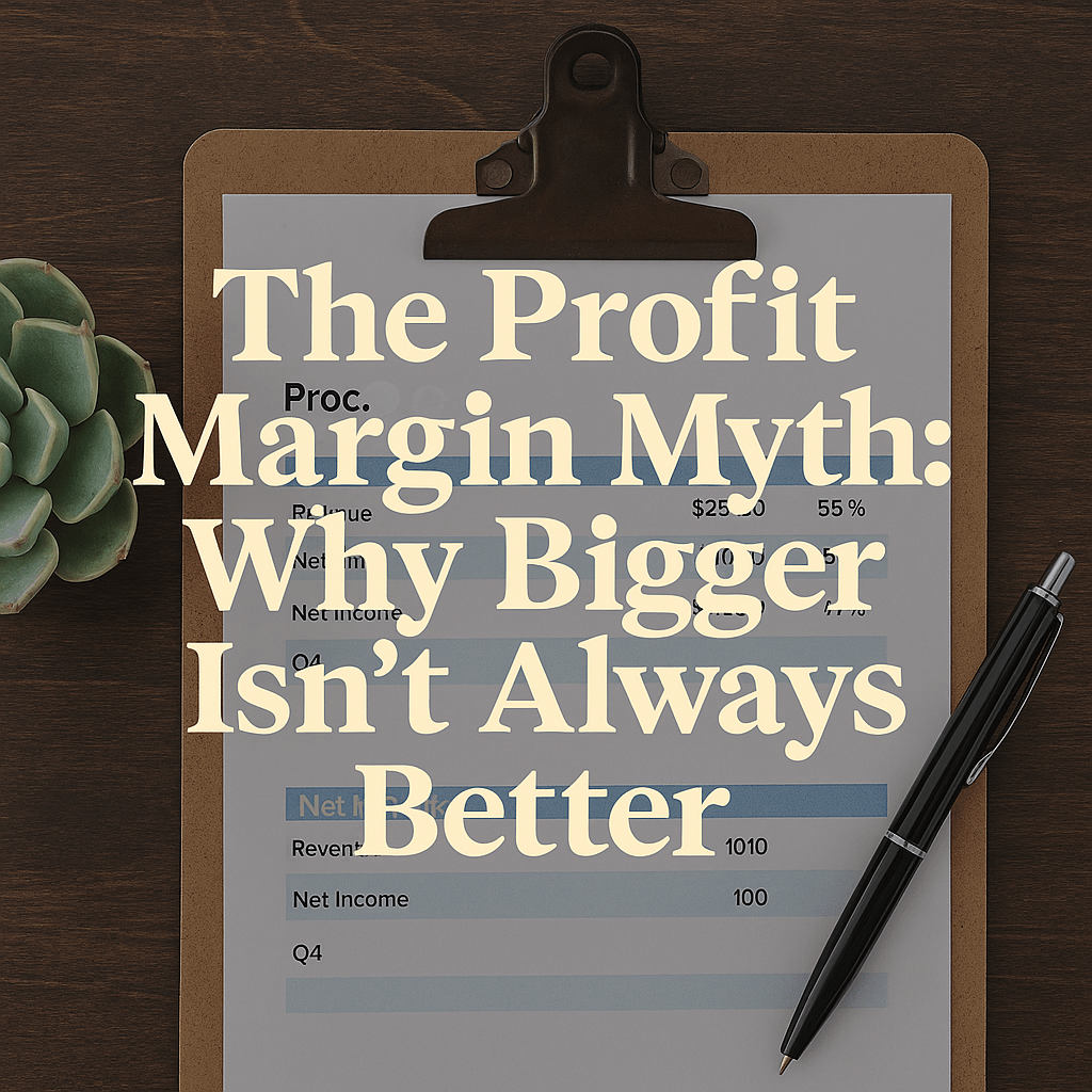 The Profit Margin Myth: Why Bigger Isn’t Always Better