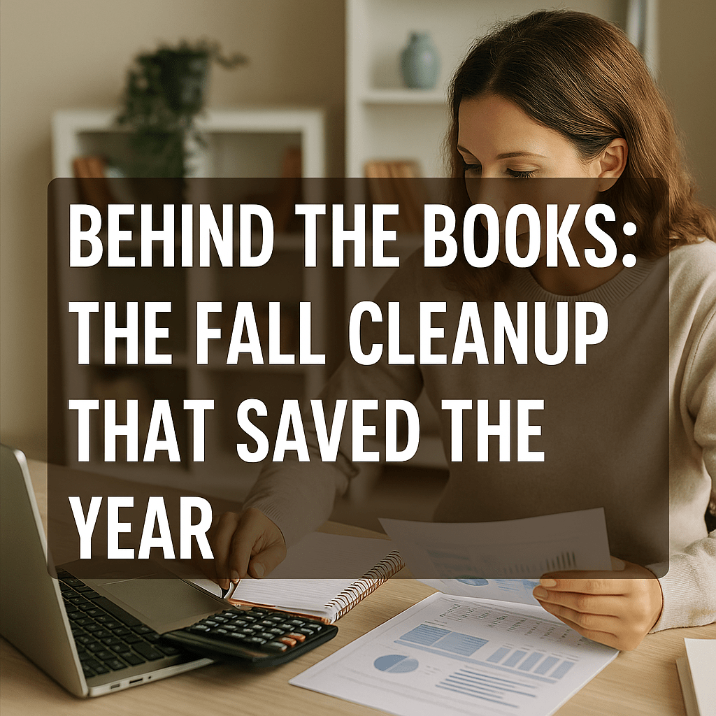 Behind the Books: The Fall Cleanup That Saved the Year