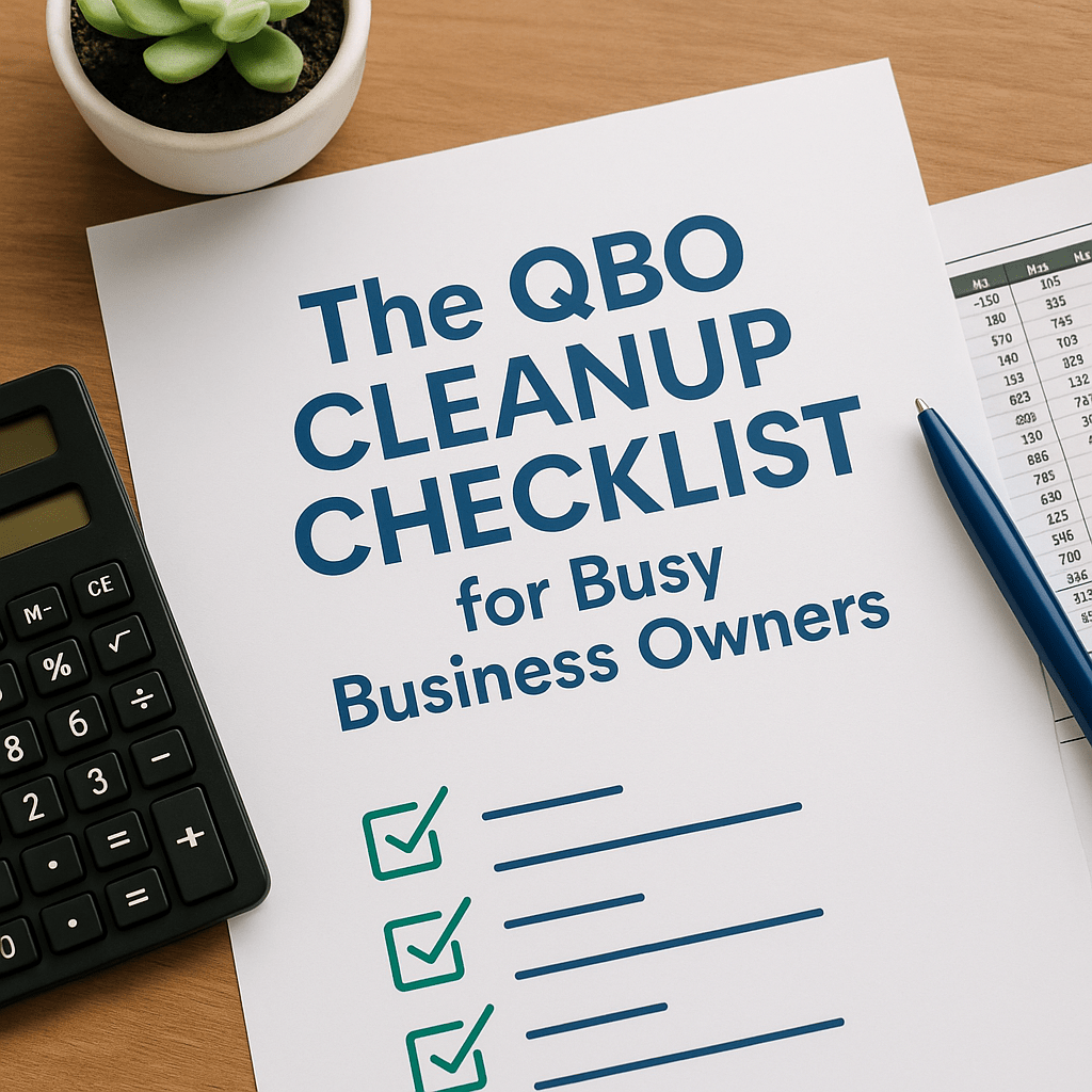 The QBO Cleanup Checklist for Busy Business Owners