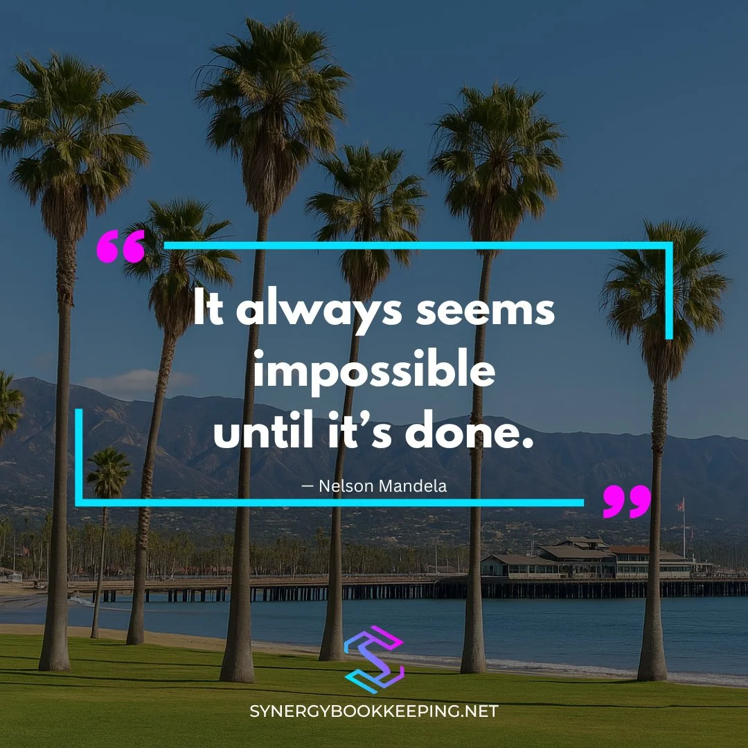 What feels hard right now? Break it down, tackle it, finish it. You&rsquo;ve got this.⁠
⁠
#BreakItDown #PossibleMindset #MotivationMonday #SynergyBookkeeping