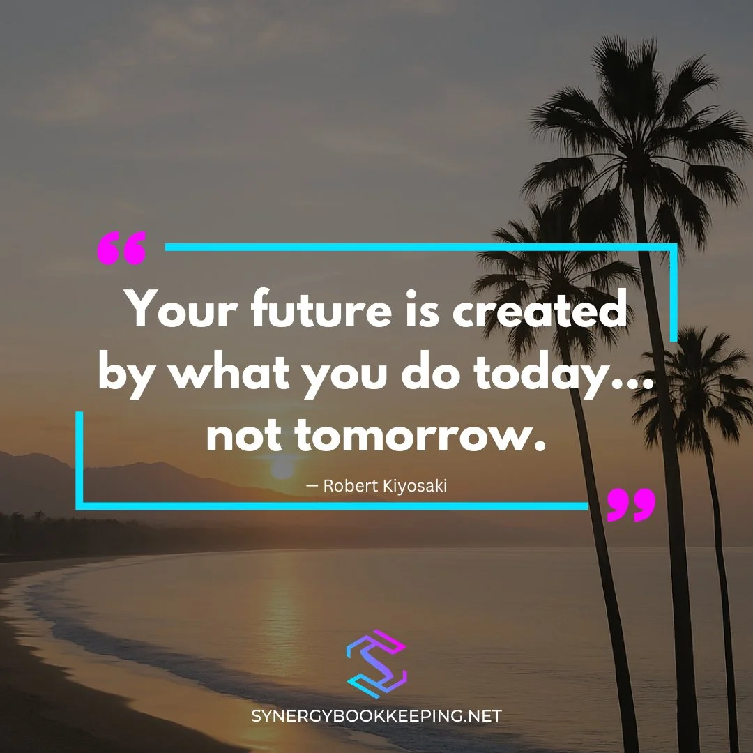 This Monday sets the tone for your week, your month, your year. Let&rsquo;s build your best future today.⁠
⁠
#BuildTheFuture #TodayMatters #SynergyBookkeeping
