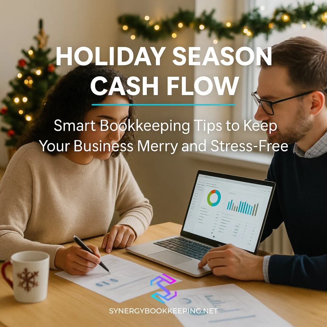 🎄 December is magical&hellip;⁠
But if you&rsquo;re a small business owner, it&rsquo;s also unpredictable.⁠
⁠
Cash flow dips.⁠
Clients ghost.⁠
Payroll hits early.⁠
Bonuses stack up.⁠
Receivables slow down.⁠
⁠
Want a stress-free year-end?⁠
Here are 3 