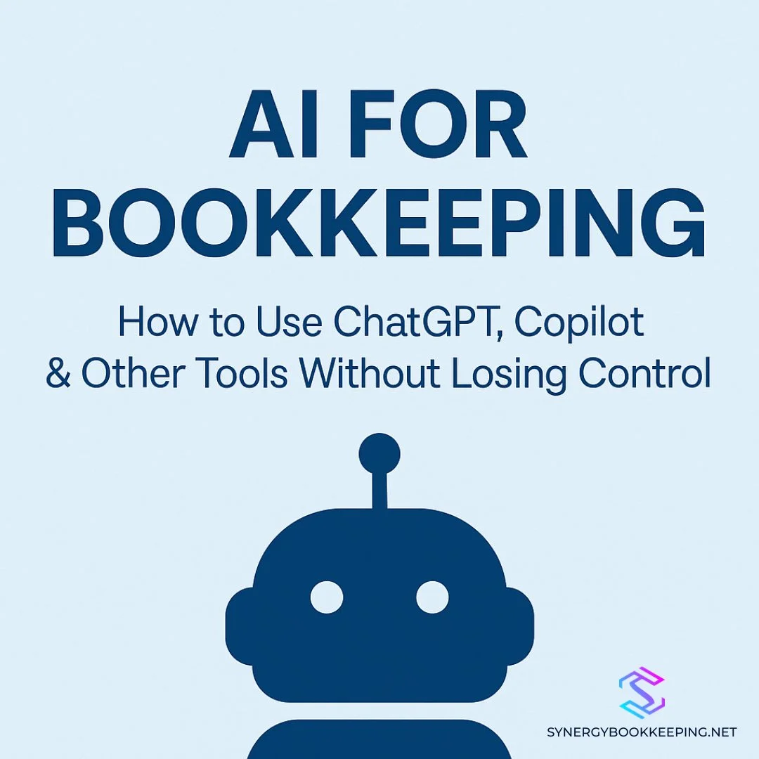 🤖 AI is powerful&hellip;⁠
But if your books are messy, AI will simply make the mess faster.⁠
⁠
ChatGPT. Copilot. QuickBooks AI.⁠
⁠
Amazing tools &mdash; if your foundation is clean.⁠
⁠
Here&rsquo;s how to use AI for bookkeeping safely:⁠
⁠
✨ Start wi