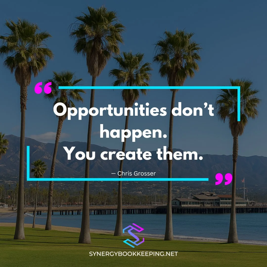 Your systems. Your numbers. Your effort. That&rsquo;s where opportunity is built.⁠
⁠
#CreateOpportunity #SmallBizGrowth #SynergyBookkeeping