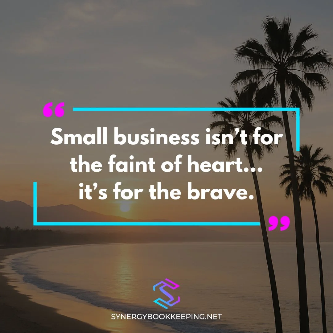Cheers to the bold ones. You&rsquo;ve got what it takes.⁠
⁠
#SmallBizStrong #MondayMotivation #SynergyBookkeeping