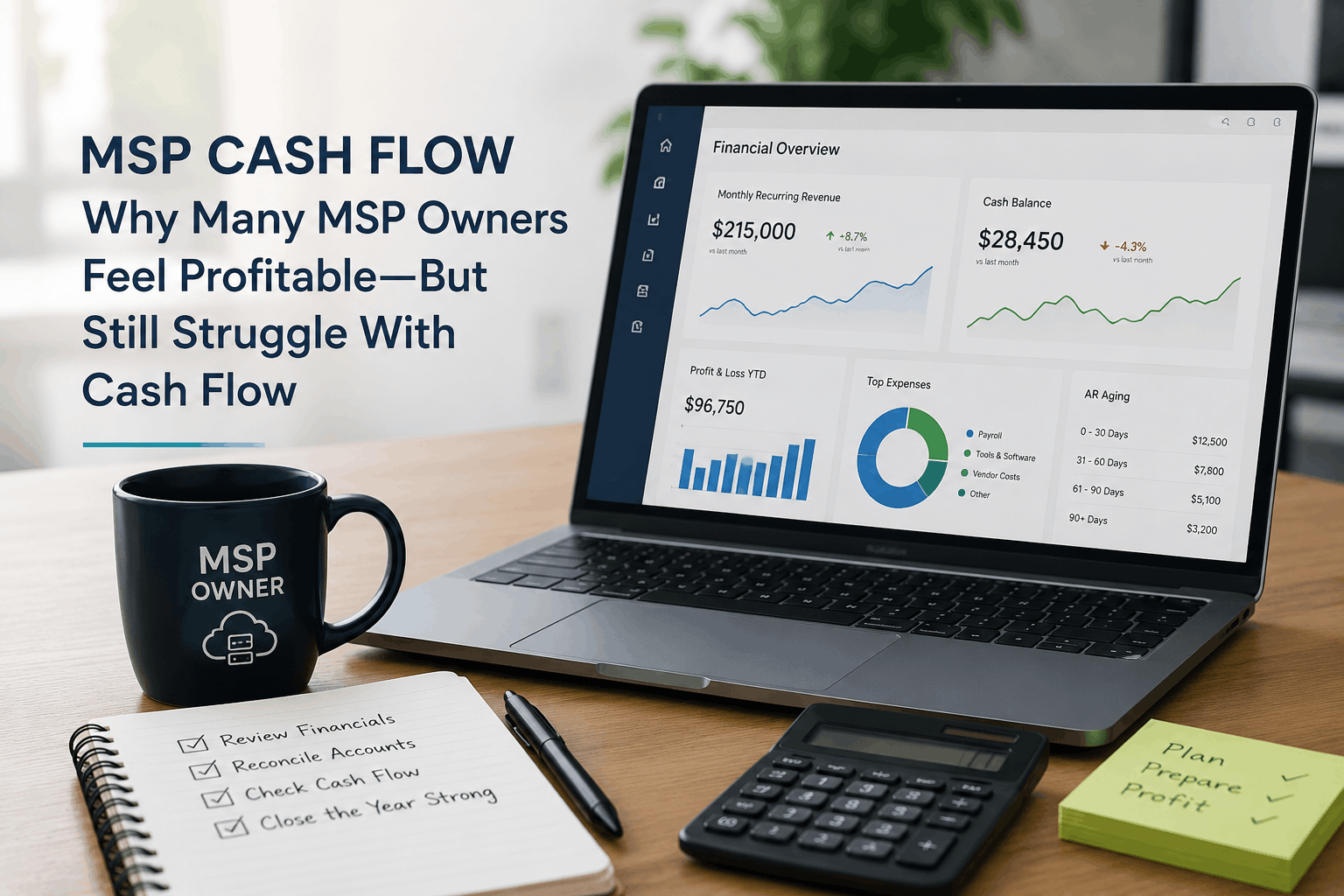 Why Many MSP Owners Feel Profitable — But Still Struggle With Cash Flow