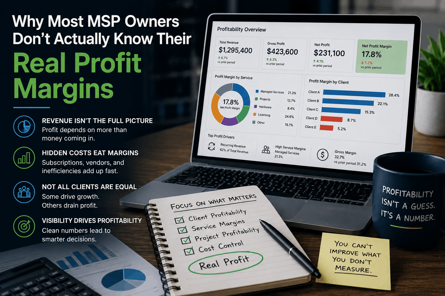 Why Most MSP Owners Don’t Actually Know Their Real Profit Margins