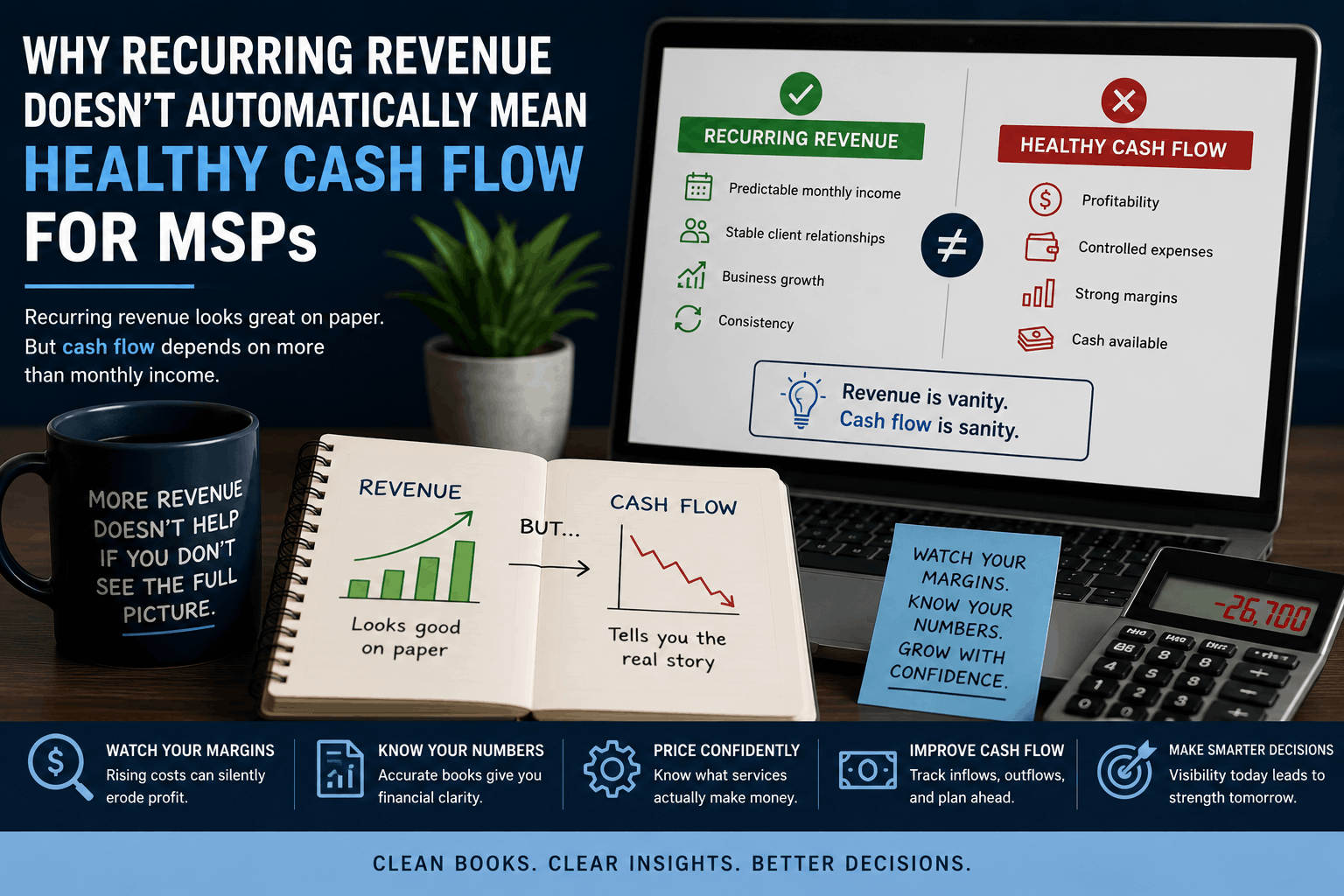 Why Recurring Revenue Doesn’t Automatically Mean Healthy Cash Flow for MSPs