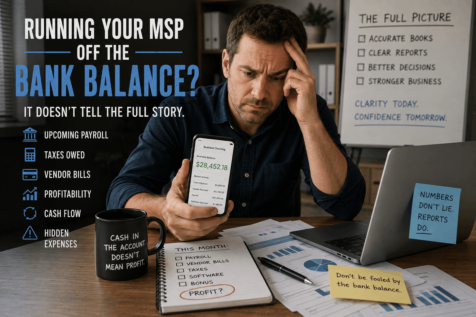 Why So Many MSP Owners Run Their Business Off the Bank Balance