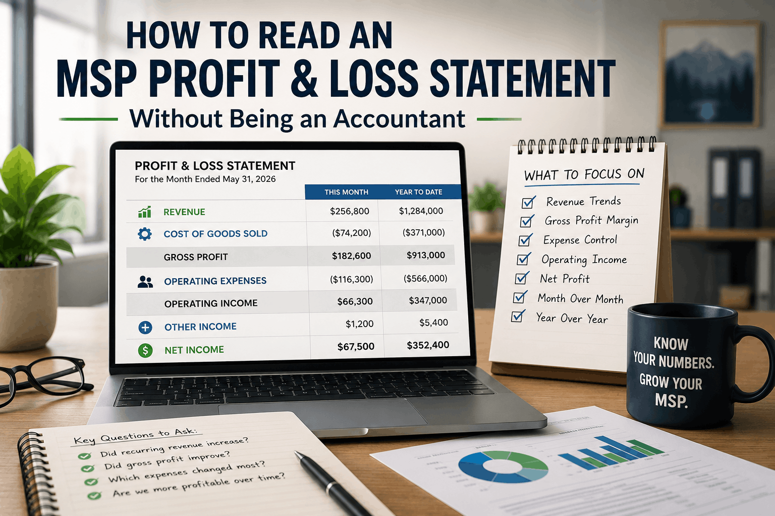How to Read an MSP Profit &amp; Loss Statement (Without Being an Accountant)