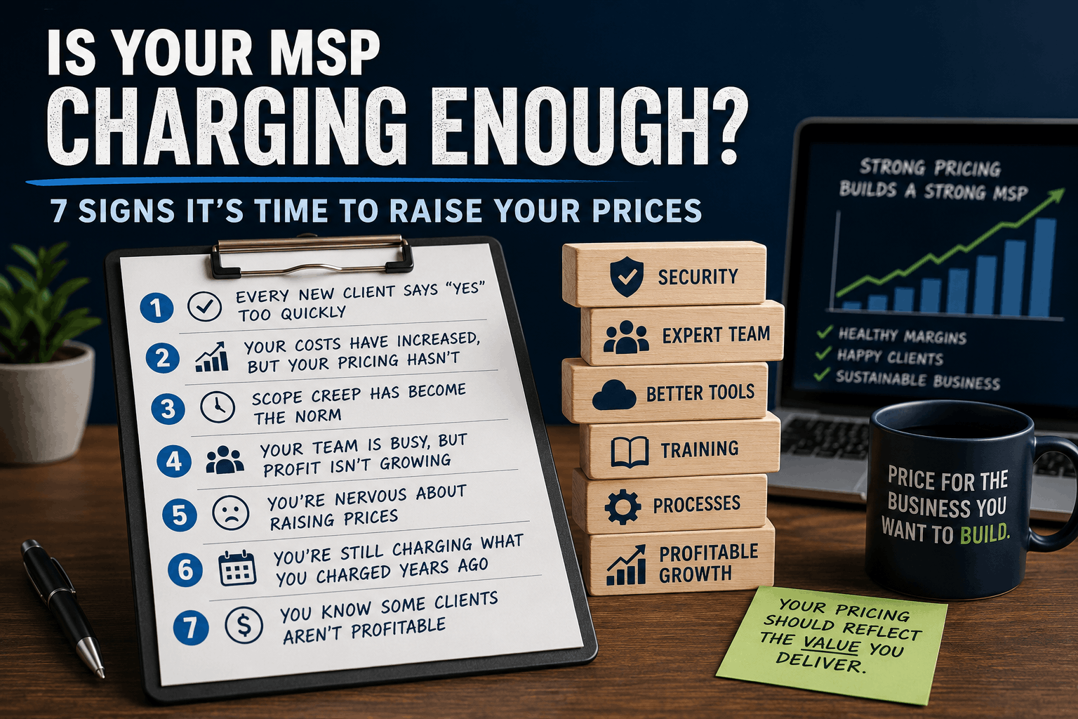 Is Your MSP Charging Enough? 7 Signs It's Time to Raise Your Prices
