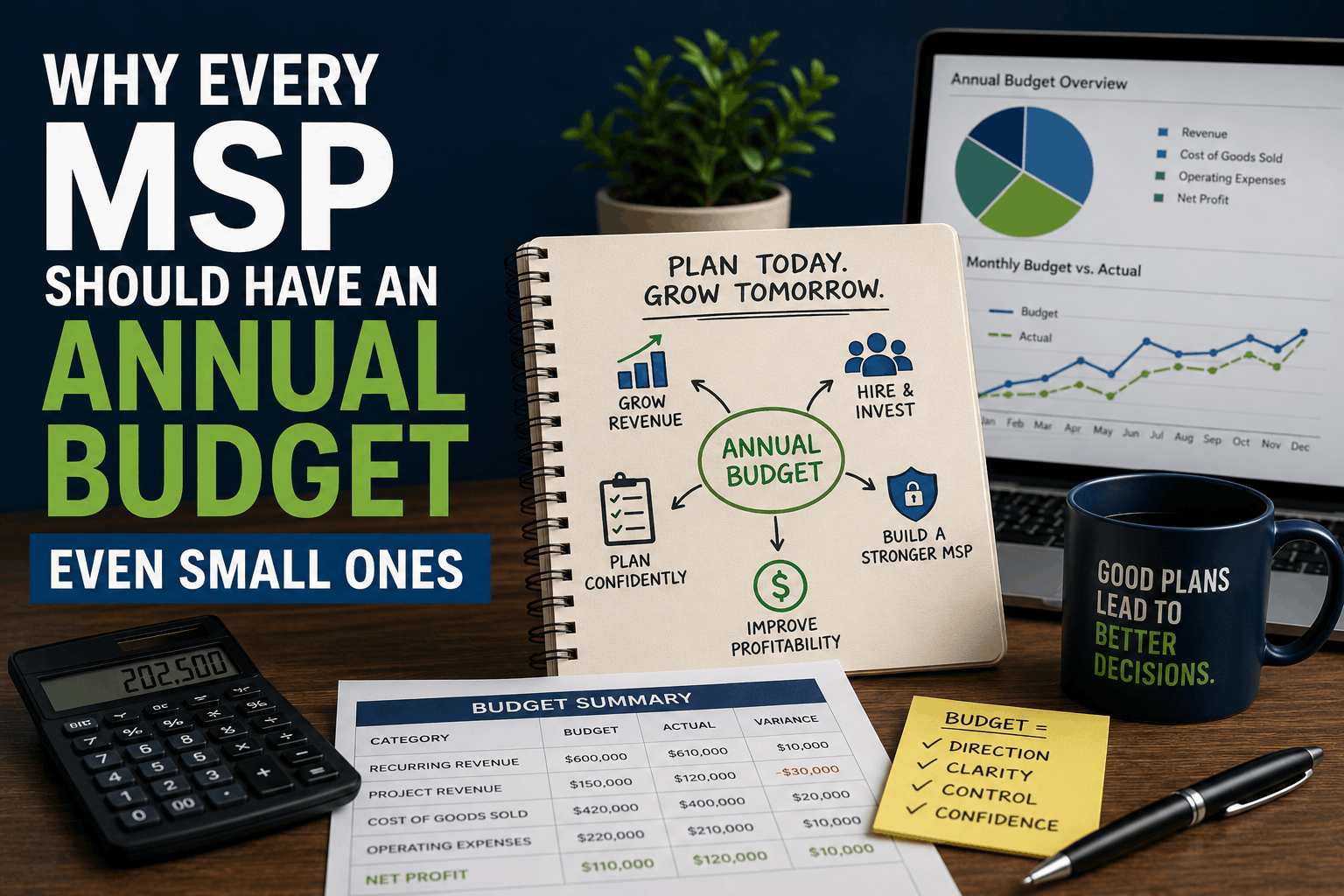 Why Every MSP Should Have an Annual Budget (Even Small Ones)
