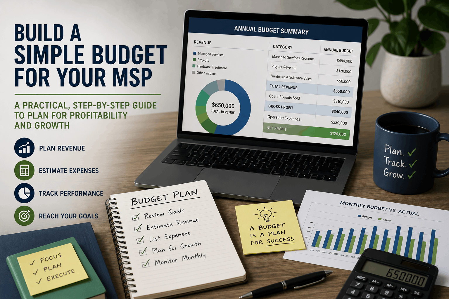 How to Build a Simple Budget for Your MSP