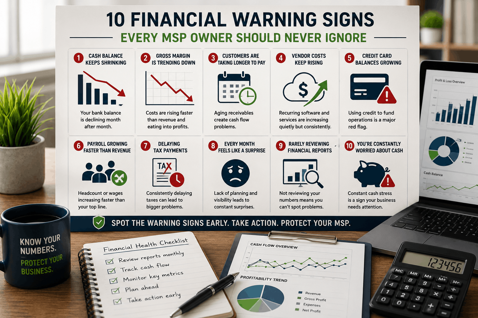 10 Financial Warning Signs Every MSP Owner Should Never Ignore