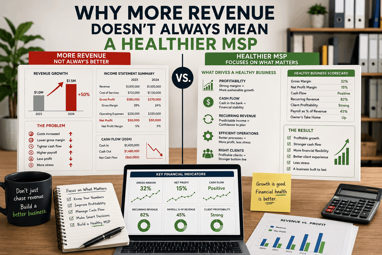 Why More Revenue Doesn't Always Mean a Healthier MSP