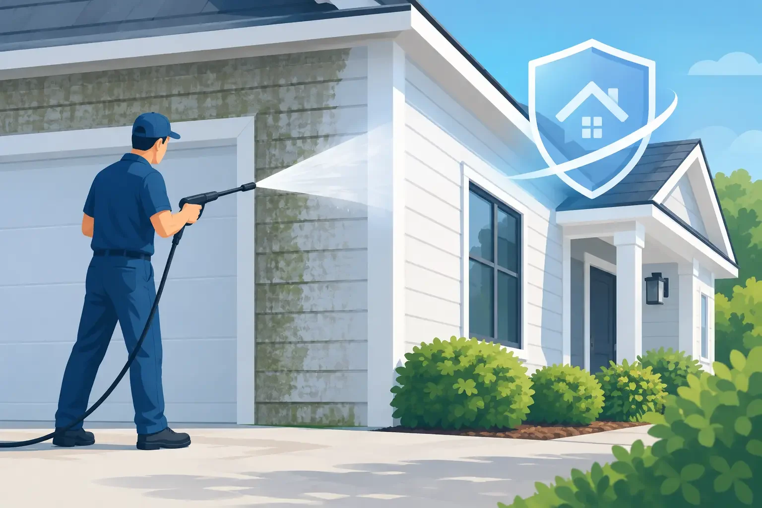 Building Exterior Pressure Washing That Protects