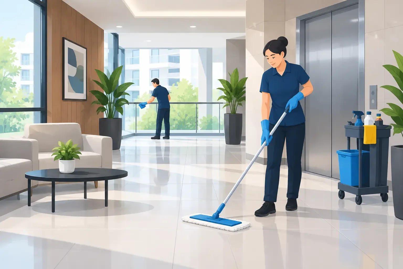 Strata Common Area Cleaning Residents Notice