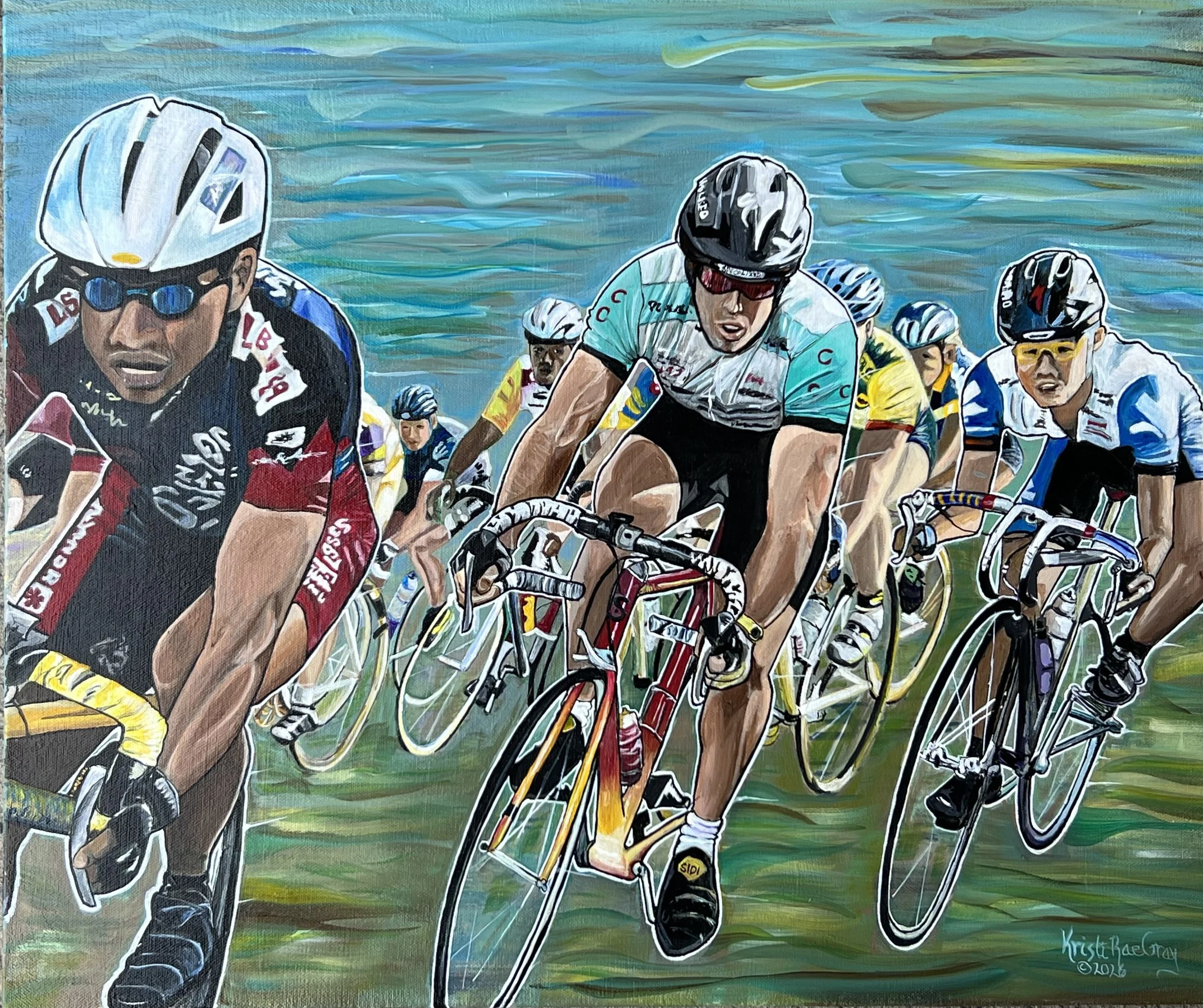 Criterium Race in 1991 with a diverse field of athletes.