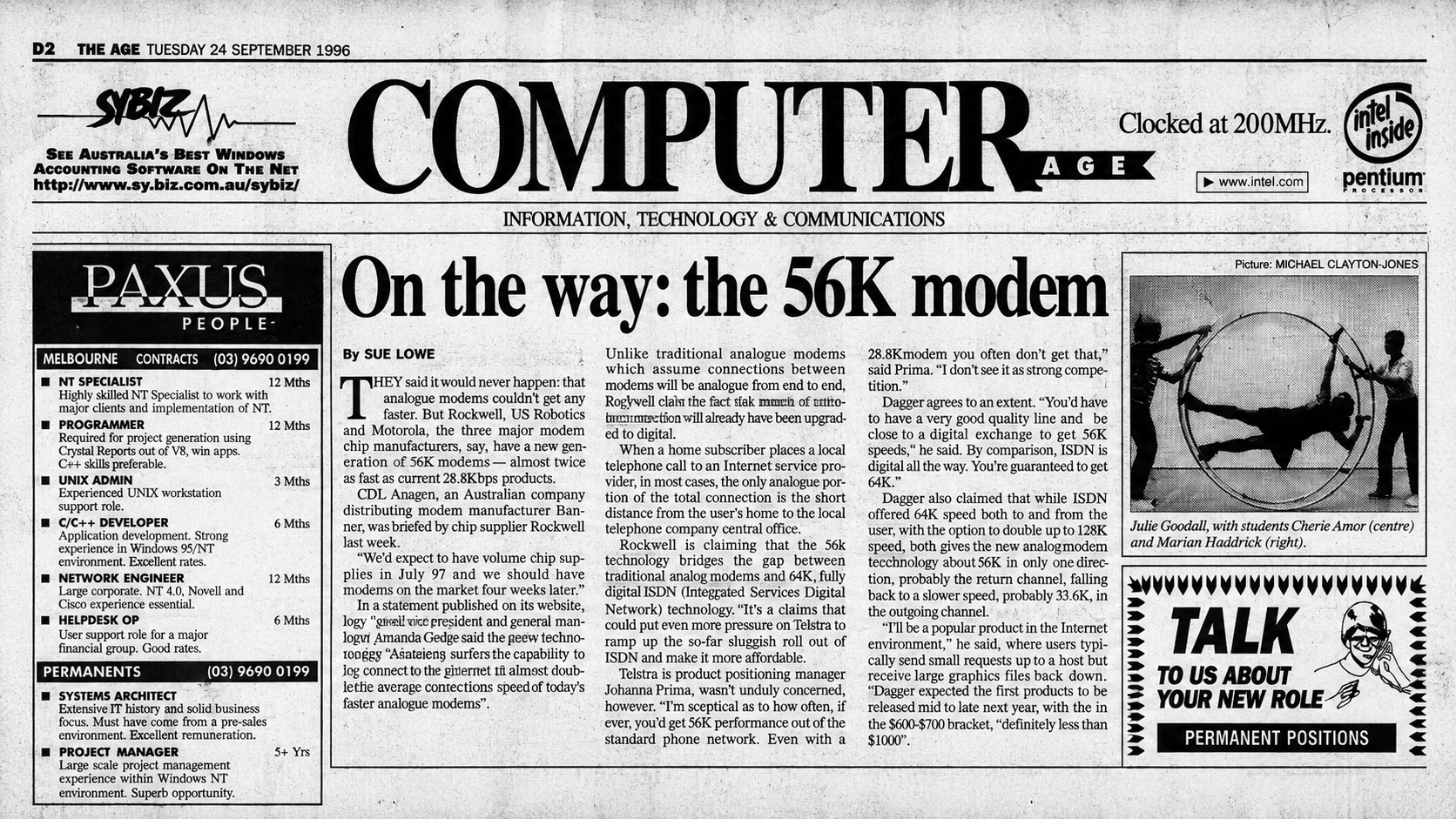 The Future of Computing, September 1996