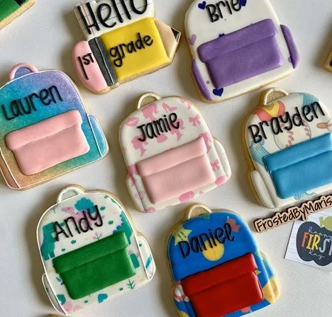 Personalized Backpack Cookie