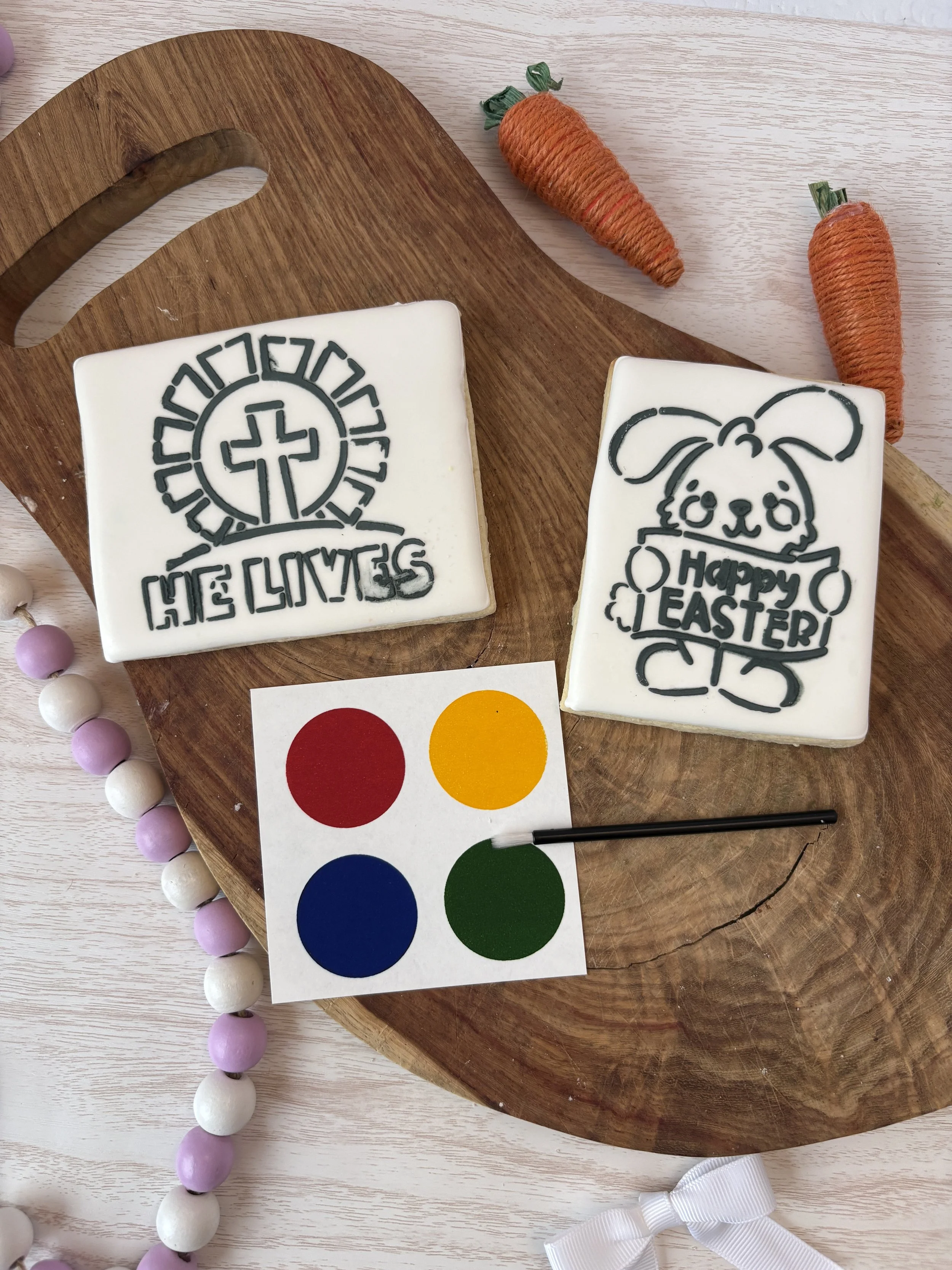 Paint Your Own Easter Cookie