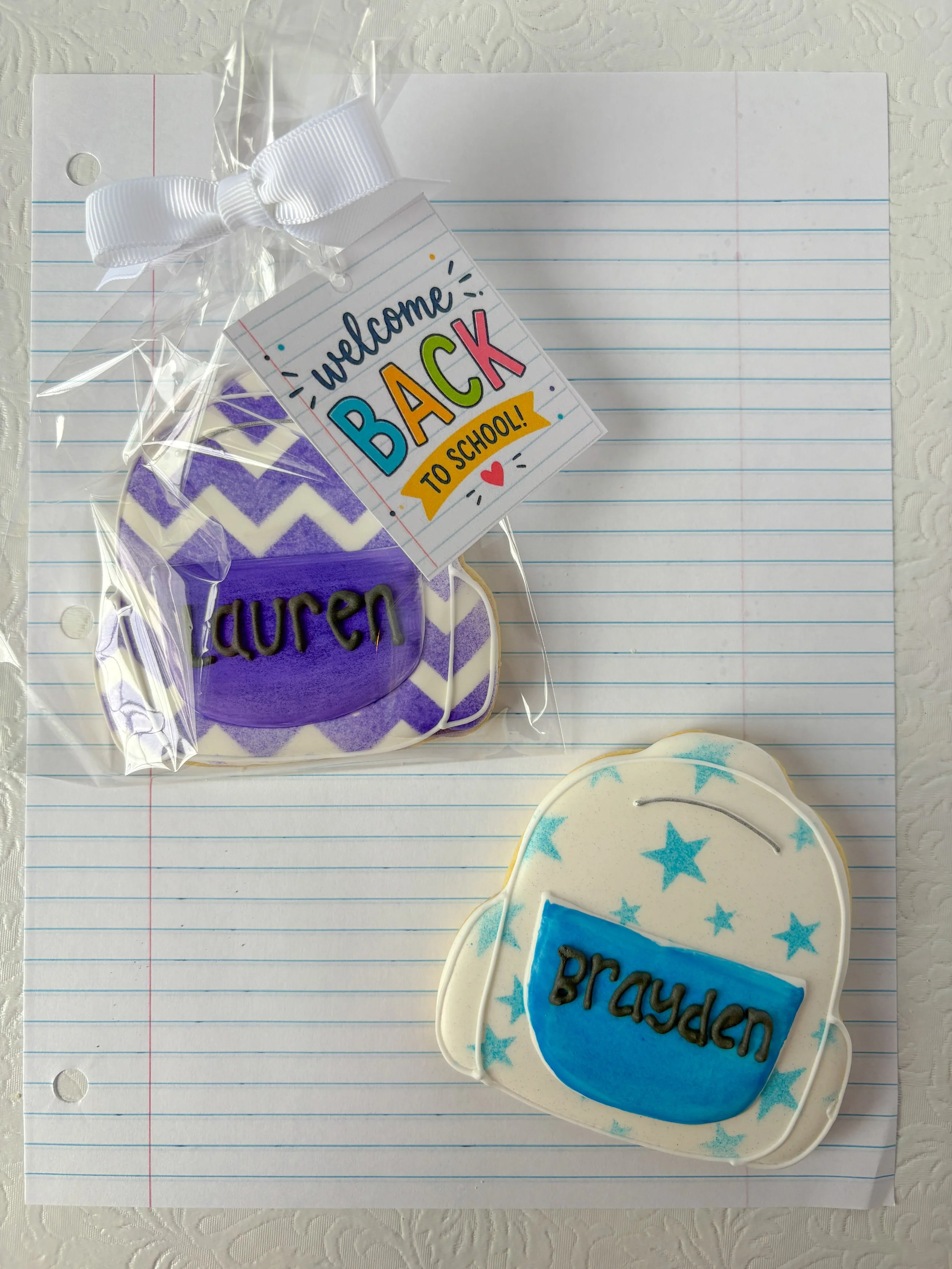 Personalized Backpack Cookie