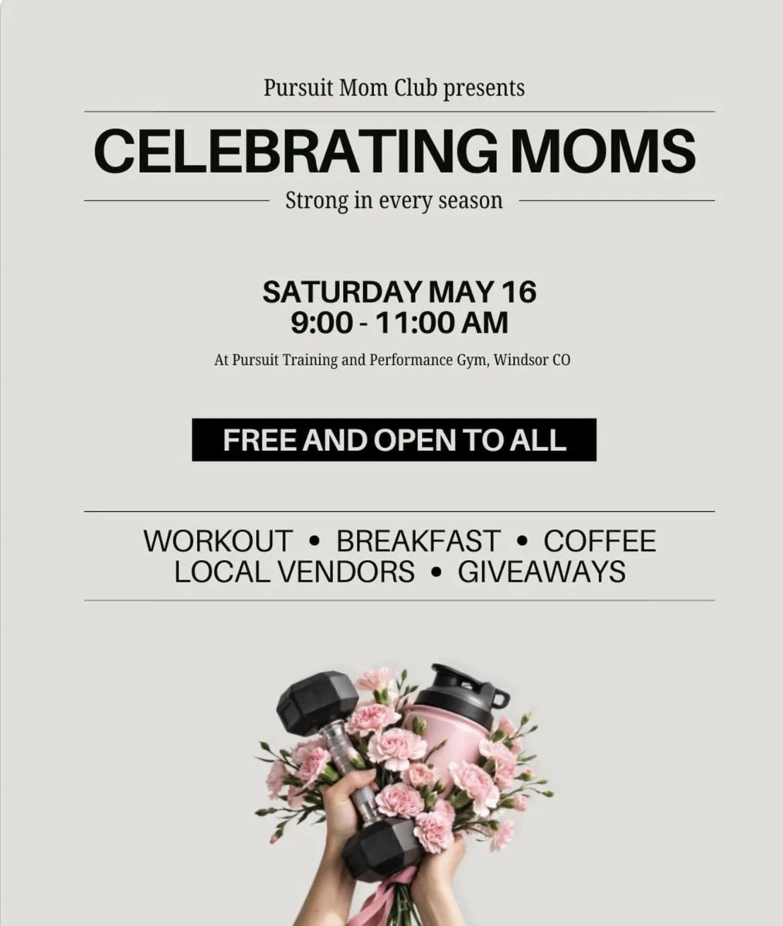 Pursuit Mother’s Day Event