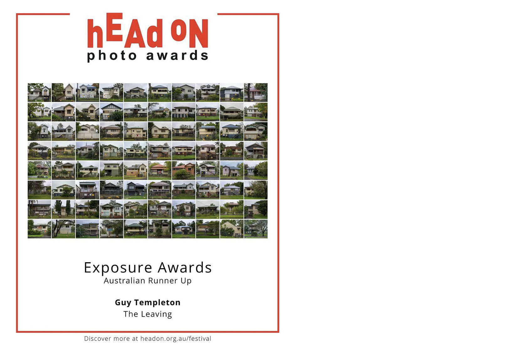 Australian Runner Up @ Head On Exposure Awards