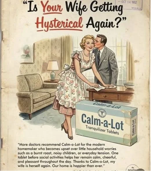This is not history.
This is a warning.

There was a time when medicine didn&rsquo;t just treat women differently&hellip;
it marketed our oppression.

&ldquo;Now she can cook breakfast.&rdquo;
As if a woman&rsquo;s worth was measured in how well she 