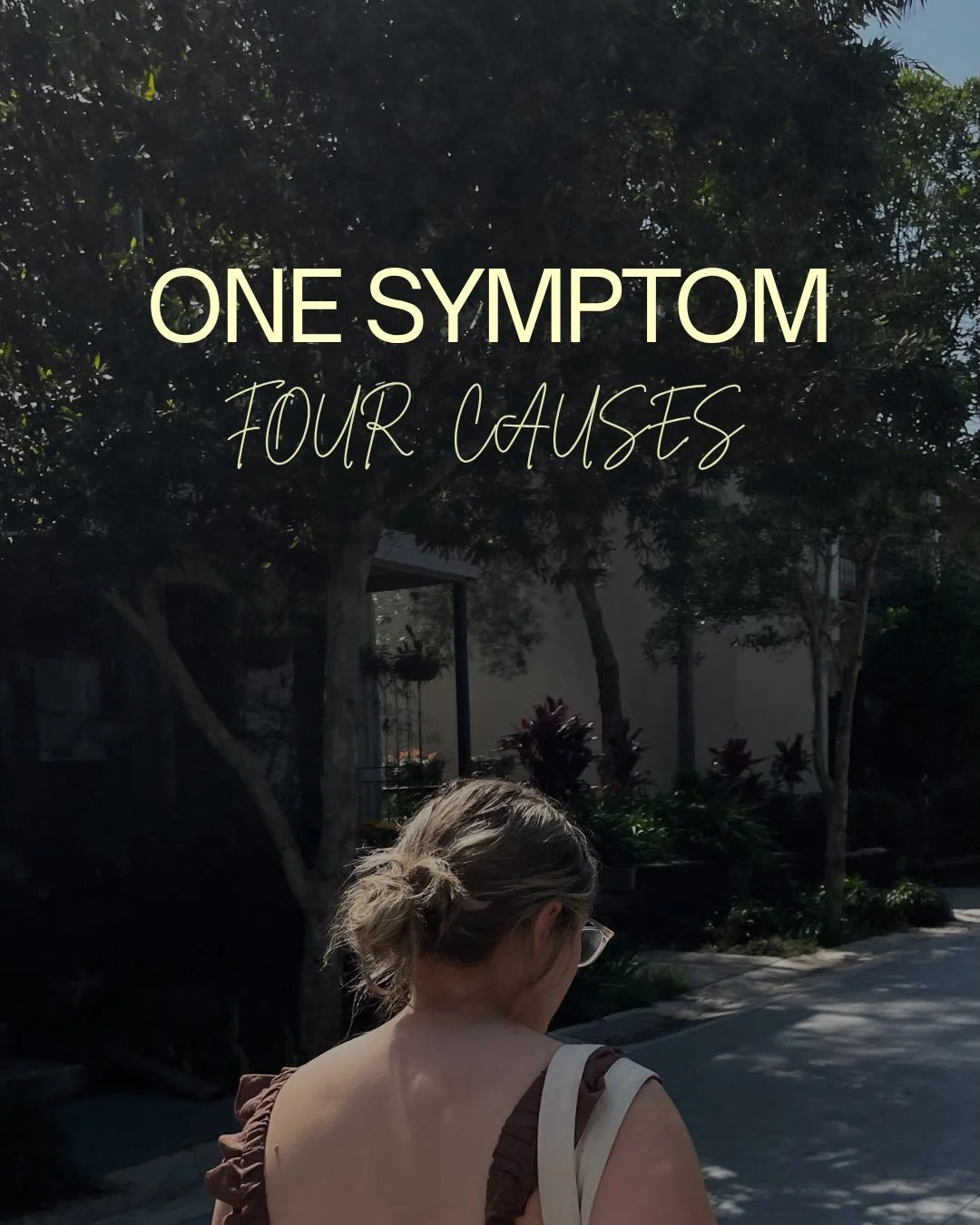 One symptom doesn&rsquo;t always have one cause 🙌🏼

Headaches are one of the most common symptoms I hear about in clinic. 

A headache is a symptom, not something to ignore ✨

It could be related to hydration, blood sugar, nutrient deficiencies, ho