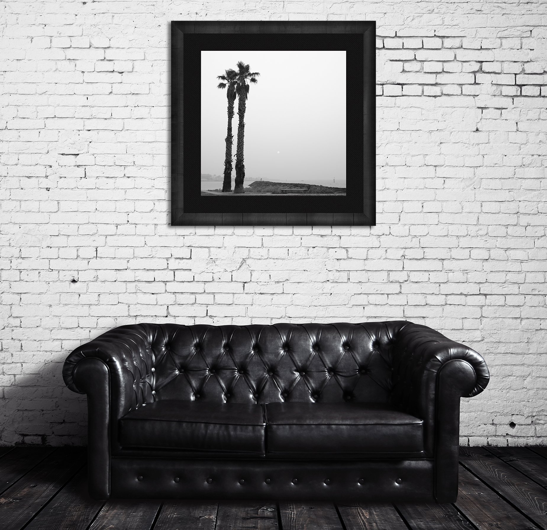 williamstown beach black and white wall art by nikart studio and gallery